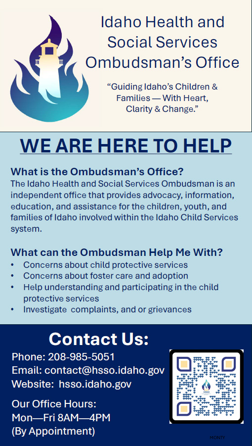 General Information Flyer for Idaho Health and Social Services Ombudsman